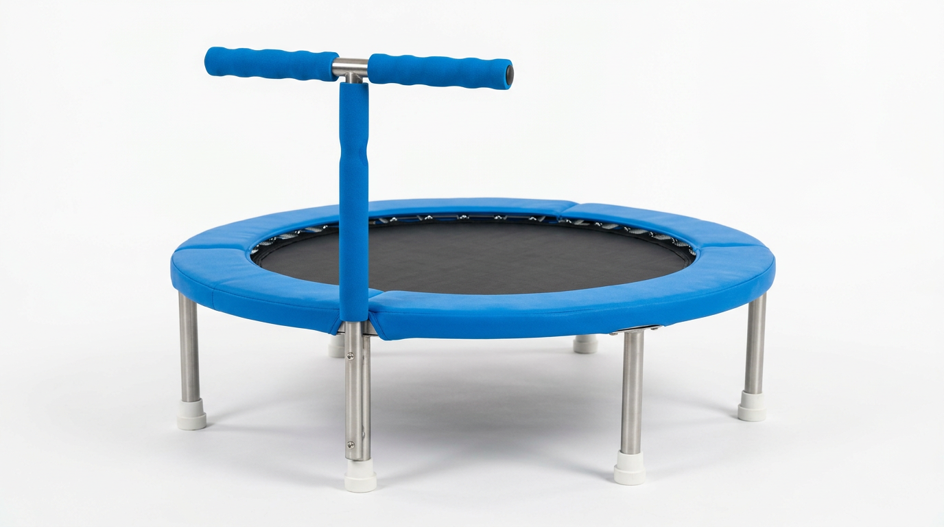 WonderJump 36-inch mini trampoline for preschoolers